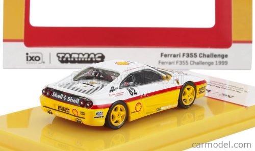 FERRARI  F355 SHELL N 82 FERRARI CHALLENGE SEASON 1999 PETER ANDERSEN  YELLOW WHITE