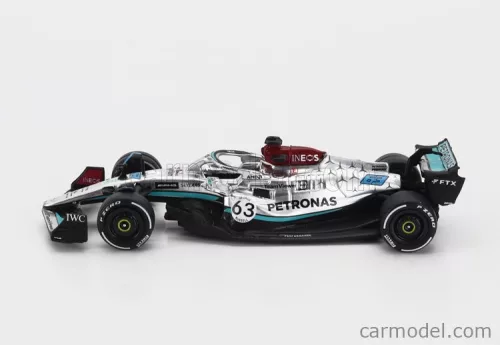MERCEDES GP  F1 W13E TEAM MERCEDES-AMG PETRONAS F1 N 63 4th BELGIUM GP 2022 GEORGE RUSSELL  SILVER GREEN