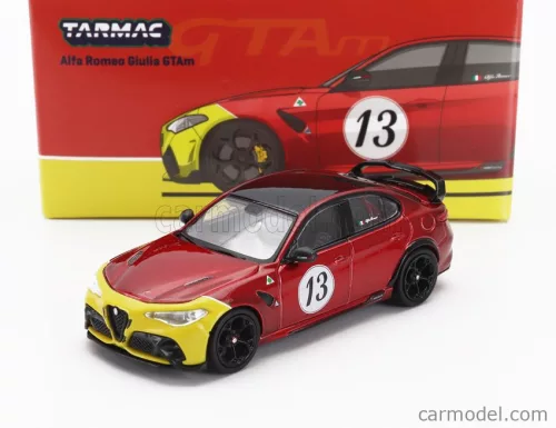 ALFA ROMEO  GIULIA GTAm N 13 RACING 2020  RED YELLOW