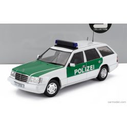   MERCEDES BENZ  E-CLASS (S124) T-MODEL SW STATION WAGON POLIZEI 1995  WHITE GREEN