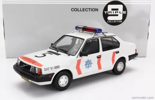 VOLVO  340 DL DUTCH POLICE RIJKSPOLITIE 1987  WHITE ORANGE