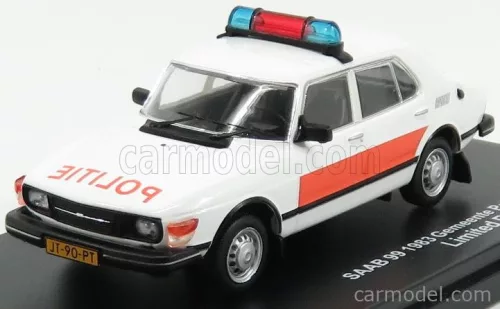 SAAB  99 GEMEENTE POLITIE CULEMBORG POLICE 1983  WHITE ORANGE