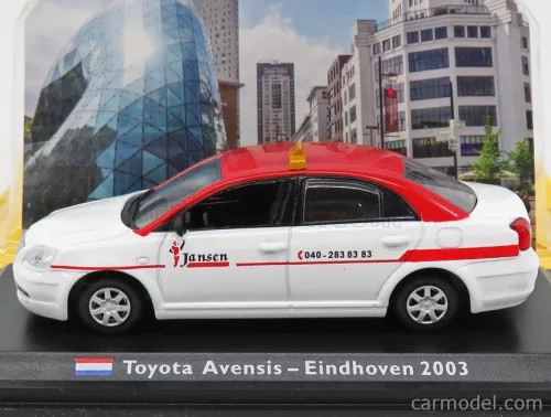 TOYOTA  AVENSIS TAXI EINDHOVEN 2003  WHITE RED