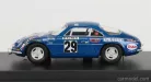 RENAULT  ALPINE A110 N 29 RALLY MONTECARLO 1972 J.HENRY - G.DI NICOLA  BLUE MET