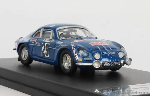RENAULT  ALPINE A110 N 29 RALLY MONTECARLO 1972 J.HENRY - G.DI NICOLA  BLUE MET