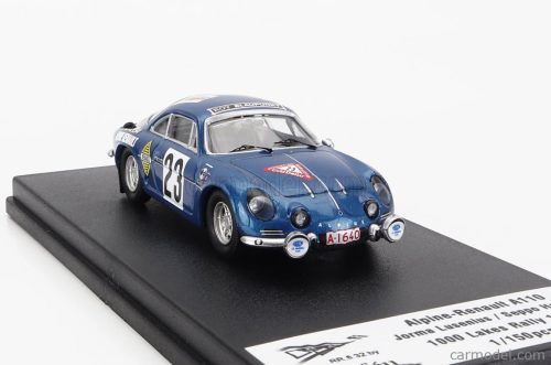 RENAULT  A110 ALPINE N 23 RALLY 1000 LAKES 1969 JORMA LUSENIUS - SEPPO HALME  BLUE