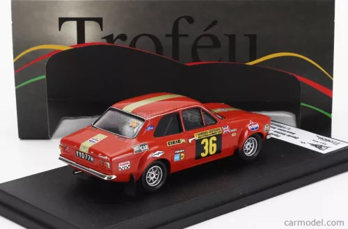 Ford ESCORT MKI (night version) N 36 RALLY SANREMO 1970 DAVID SUTTON - PETER O'GORMAN  RED