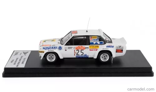 FIAT  131 ABARTH (night version) N 25 RALLY SANREMO 1980 TONINO TOGNANA - SERGIO CRESTO  WHITE