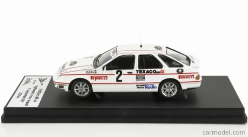 FORD ENGLAND  SIERRA XR 4x4 N 2 RALLY SWEDEN 1987 STIG BLOMQVIST - BRUNO BERGLUND  WHITE RED