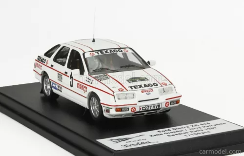 FORD ENGLAND  SIERRA XR 4x4 N 5 RALLY SWEDEN 1987 KALLE GRUNDEL - TERRY HARRYMAN  WHITE RED