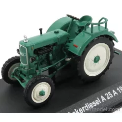   MAN  ACKERDIESEL A25A TRACTOR 1956 - CON VETRINA - WITH SHOWCASE  GREEN WHITE