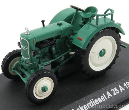 MAN  ACKERDIESEL A25A TRACTOR 1956 - CON VETRINA - WITH SHOWCASE  GREEN WHITE