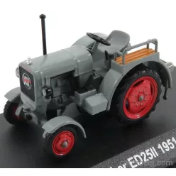   EICHER  ED25II TRACTOR 1951 - CON VETRINA - WITH SHOWCASE  GREY RED