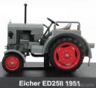 EICHER  ED25II TRACTOR 1951 - CON VETRINA - WITH SHOWCASE  GREY RED