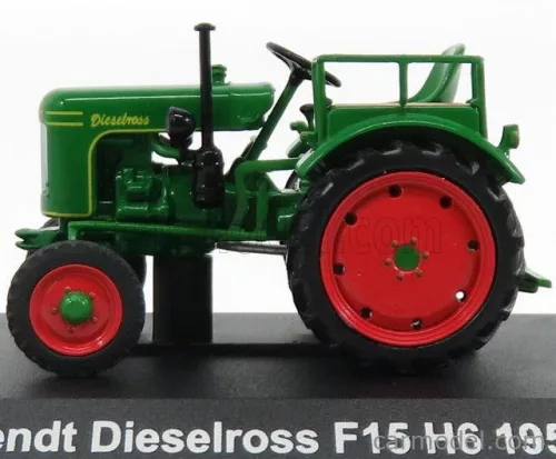 FENDT  DIESELROSS F15 H6 TRACTOR 1956 - CON VETRINA - WITH SHOWCASE  GREEN RED
