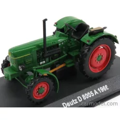   DEUTZ  D8005A TRACTOR 1966 - CON VETRINA - WITH SHOWCASE  GREEN RED