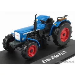   EICHER  WOTAN II TRACTOR 1976 - CON VETRINA - WITH SHOWCASE  BLUE RED