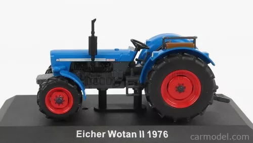 EICHER  WOTAN II TRACTOR 1976 - CON VETRINA - WITH SHOWCASE  BLUE RED
