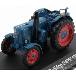   LANZ  BULLDOG D4016 TRACTOR 1957 - CON VETRINA - WITH SHOWCASE  BLUE RED