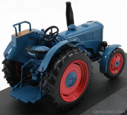 LANZ  BULLDOG D4016 TRACTOR 1957 - CON VETRINA - WITH SHOWCASE  BLUE RED