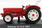 GULDNER  G75A TRACTOR 1965 - CON VETRINA - WITH SHOWCASE  RED WHITE