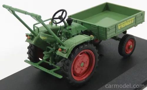 FENDT  F220GT TRACTOR TRUCK 1958 - CON VETRINA - WITH SHOWCASE  GREEN RED
