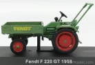 FENDT  F220GT TRACTOR TRUCK 1958 - CON VETRINA - WITH SHOWCASE  GREEN RED