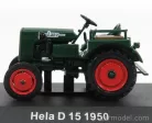 HELA  D15 TRACTOR TRUCK 1950 - CON VETRINA - WITH SHOWCASE  GREEN RED
