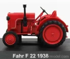 FAHR  F22 TRACTOR TRUCK 1938 - CON VETRINA - WITH SHOWCASE  RED