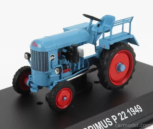 PRIMUS  P22 TRACTOR 1949 - CON VETRINA - WITH SHOWCASE  LIGHT BLUE