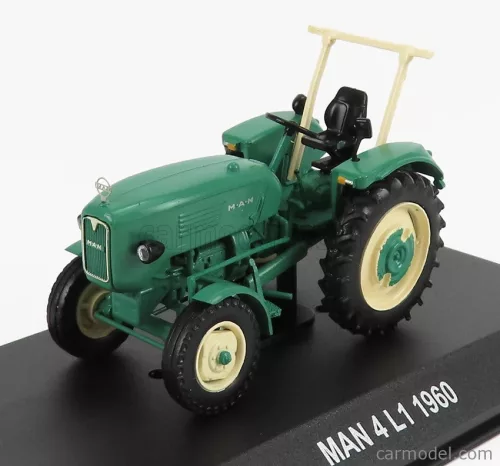 MAN  4L1 TRACTOR 1960 - CON VETRINA - WITH SHOWCASE  GREEN