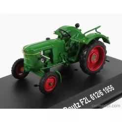   DEUTZ  F2L 612/6 TRACTOR 1956 - CON VETRINA - WITH SHOWCASE  GREEN