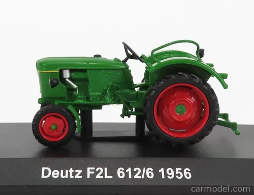 DEUTZ  F2L 612/6 TRACTOR 1956 - CON VETRINA - WITH SHOWCASE  GREEN