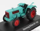 HANOMAG  BRILLANT 601 TRACTOR GERMANY 1967 - CON VETRINA - WITH SHOWCASE  VERY LIGHT GREEN
