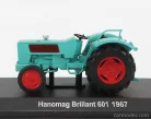 HANOMAG  BRILLANT 601 TRACTOR GERMANY 1967 - CON VETRINA - WITH SHOWCASE  VERY LIGHT GREEN