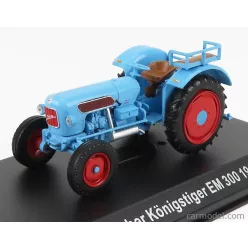   EICHER  KONIGSTIGER EM300 TRACTOR 1960 - CON VETRINA - WITH SHOWCASE  LIGHT BLUE