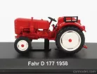 FAHR  D177 TRACTOR 1958 - CON VETRINA - WITH SHOWCASE  ORANGE