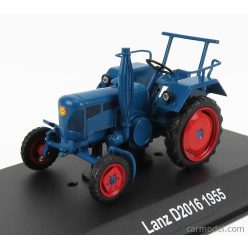 LANZ  D2016 TRACTOR 1955 - CON VETRINA - WITH SHOWCASE  BLUE