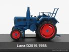 LANZ  D2016 TRACTOR 1955 - CON VETRINA - WITH SHOWCASE  BLUE