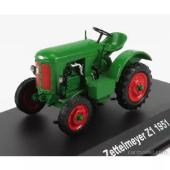  ZETTELMEYER  Z1 TRACTOR GERMANY 1951 - CON VETRINA - WITH SHOWCASE  GREEN