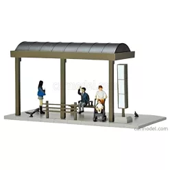   ACCESSORIES  DIORAMA FERMATA AUTOBUS - BUS STOP WITH FIGURES  VARIOUS