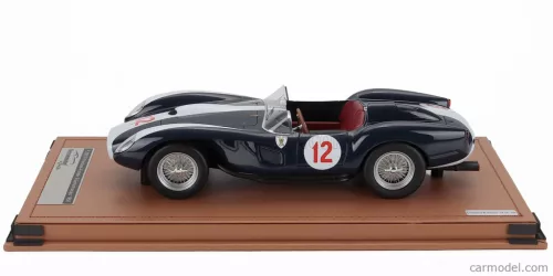 FERRARI  250TR 3.0L V12 PONTOON FENDER TESTAROSSA SPIDER TEAM ASKOLIN N 12 3rd ELAINTARHANAJO RACE 1958 CURT LINCOLN  BLUE WHITE