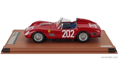 FERRARI  250TR TESTAROSSA 3.0L V12 SPIDER N 202 TARGA FLORIO 1960 CLIFF ALLISON - RICHIE GINTHER - GIULIO CABIANCA  RED