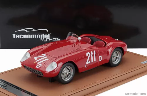 FERRARI  500 MONDIAL 3.0L SPIDER N 211d 2nd SACRAMENTO 1956 RICHIE GINTHER  RED