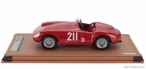 FERRARI  500 MONDIAL 3.0L SPIDER N 211d 2nd SACRAMENTO 1956 RICHIE GINTHER  RED