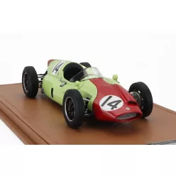   COOPER  F1  T51 N 14 BRITISH GP 1960 OLIVIER GENDEBIEN  LIGHT GREEN RED