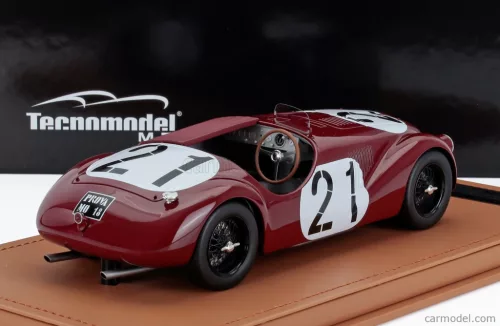 FERRARI  125S SPIDER N 21 2nd 12h PESCARA 1947 FRANCO CORTESE  ROSSO MUGELLO - RED