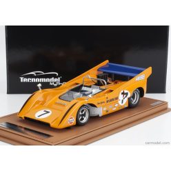   McLAREN  M8D CAN-AM N 7 WINNER ROAD AMERICA 1970 PETER GETHIN - CON VETRINA - WITH SHOWCASE  ORANGE