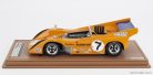 McLAREN  M8D CAN-AM N 7 WINNER ROAD AMERICA 1970 PETER GETHIN - CON VETRINA - WITH SHOWCASE  ORANGE