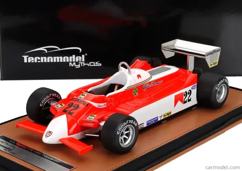 ALFA ROMEO  F1  179 N 22 DUTCH GP 1980 VITTORIO BRAMBILLA  WHITE RED